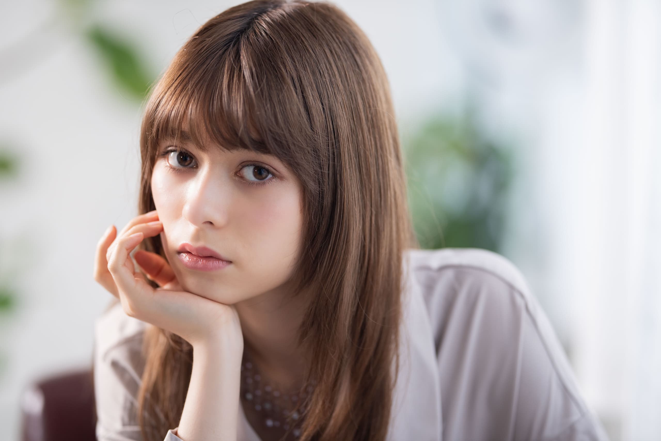 自然光とライティングを使ったポートレート例